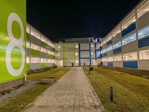 Solutions modulaires de logements étudiants préfabriqués avec panneaux sandwich |   Conception moderne résistante au feu et à l'eau |   Options de <span class=keywords><strong>location</strong></span>/achat - Product Image 2