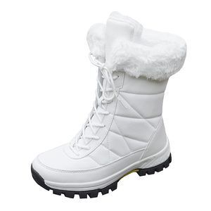 Nuevas Botas de Nieve Casuales Antideslizantes de Malla Sintética para Mujer, Cálidas y Acolchadas, para Correr y Deportes, Estilo Midi - Product Image 1
