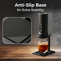 Support de voyage portable pour machine à expresso électrique, moulin à café et filtre V60 pour café filtre