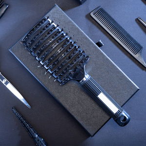 Peine curvo grande Arco hueco Peluquería Pelo recto Peluca rizada Peine Cabello suave Masaje Costillas Peine - Product Image 3