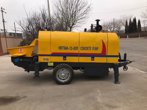 Pompe à béton moteur diesel pompe bétonnière moteur diesel HBT60 pompe de remorque à béton à vendre - Product Image 4