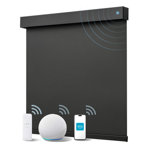 Stores à enroulement motorisés intelligents à télécommande, occultants à 100 %, double couche, pour intérieur - Product Image 1