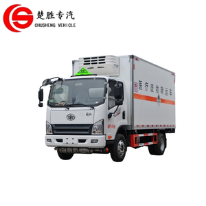 Camión Refrigerado LHD 4x2 FAW Euro 6 130HP para Transporte de Residuos Médicos, Camión de Carga con Caja de 4.1m para Transporte de Residuos Clínicos - Product Image 1