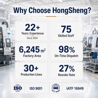 HongSheng Fabricant personnalisé Ressort de compression en acier inoxydable de haute précision