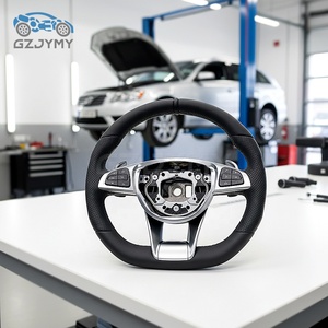 Volante Deportivo de Cuero Perforado AMG para <span class=keywords><strong>Mercedes</strong></span>-Benz W166 GLE400, Mejora Deportiva para <span class=keywords><strong>Mercedes</strong></span>-Benz <span class=keywords><strong>CLA</strong></span> <span class=keywords><strong>250</strong></span> - Product Image 1