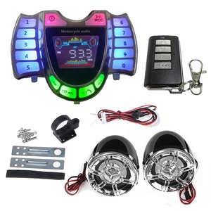 Accessoires de <span class=keywords><strong>moto</strong></span> pour l'extérieur, haut-parleurs audio pour <span class=keywords><strong>moto</strong></span>, klaxon MP3, écran LCD - Product Image 1