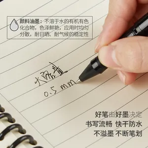 Penjualan terlaris Veiao V-176 1.0mm hitam Jumbo isi ulang halus menulis untuk sekolah dan promosi kantor gel pena