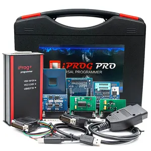 Iprog v87 Iprog Pro 7 Adaptateur Ecu Clé Programmeur Support Airbag Réinitialisation/Eeprom IMMO/KM/Autoradio/Tableau de Bord Kilomètre IPROG + Outil