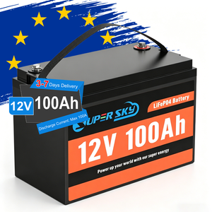 แบตเตอรี่ลิเธียมไอออน 12v 24v 100ah 200ah 300ah พร้อมระบบ BMS อัจฉริยะผ่านบลูทูธ แบตเตอรี่ลิเธียมแบบ Deep Cycle Lifepo4 - Product Image 1