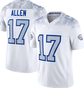 Vente en gros de maillots de football américain pour hommes Buffalo, 17Josh Allen, 4 James Cook, 2 Moore, maillots cousus en édition limitée - Product Image 5