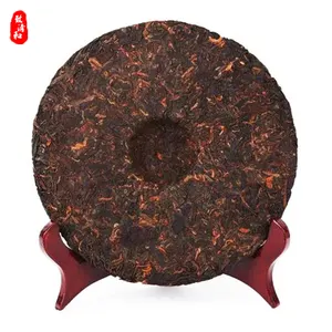 Yunnan teh hitam Puer teh kue organik 357g Label pribadi untuk menurunkan berat badan