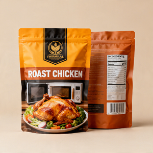 Bolsa <span class=keywords><strong>de</strong></span> Plástico Impresa Personalizada con Sello Antivaho para Alimentos Calientes, Bolsa Reutilizable para Pollo Asado - Product Image 5