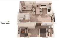 Maison conteneur extensible 20 pieds à deux chambres, étanche et résistante au vent, prête à vivre, portable, vente en gros directe usine
