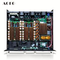 Amplificador de 4 Canales Clase D AOFO PA4.160, 1600W, Audio de Alta Resolución, Construcción de Aluminio, Conectividad XLR, de Pie