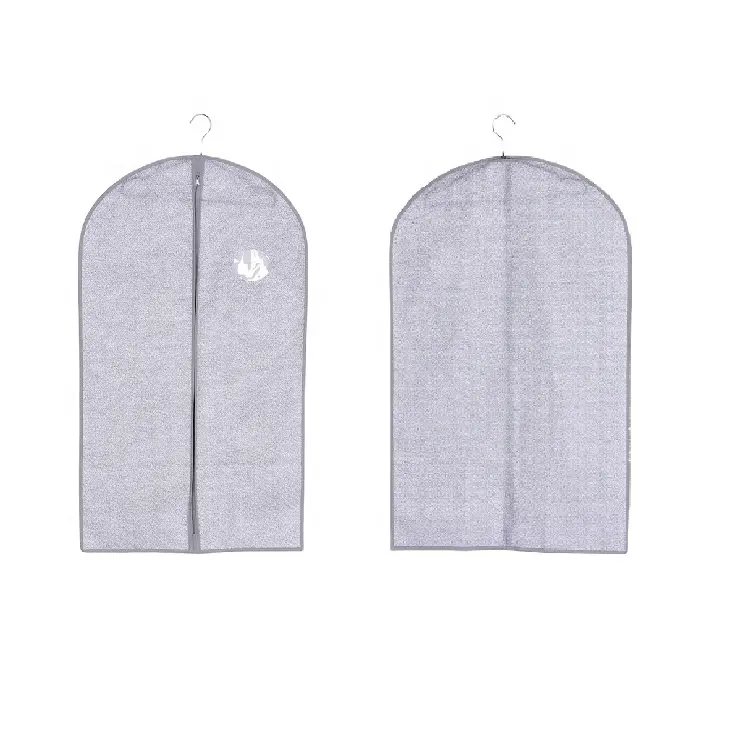 Eisho Hot Sales Luxury Waterproof Dustproof Clothes Cover With Label Clear Custom Coat Cover Garment Bag