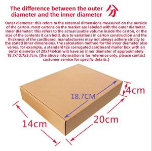 Boîte pour petit avion, longueur 150 mm, vente en gros de boîtes pour avions, boîte en carton ondulé extra-rigide 3 couches, logo imprimé sur mesure - Product Image 2