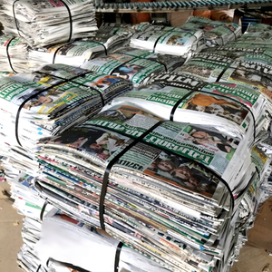 Papel Reciclado Mixto, Recortes de Periódico, Papel Usado, Papel Viejo, Reciclable, Ecológico, Grado a Granel 60-115 g/m² - Product Image 1