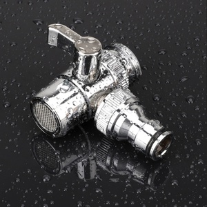 Male 24MM Brass Quick Connector Nozzle, Bathroom Shut off Diverter Valve Faucet <b>Adapter</b> Aerator <b>Switch</b> - Product Image 4