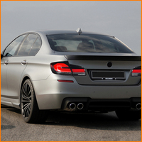 Para BMW Serie 5 F10 F18 2011-2017, Actualización 2023, Estilo G30, Conjunto de Luces Traseras LED Secuenciales Dinámicas de Color Negro Ahumado