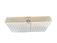 Panneaux sandwich en laine de roche et polyuréthane pour chambre froide, centre logistique, longueur personnalisable et épaisseur d'isolation de 50 à 200 mm