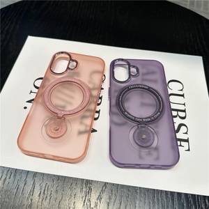 Funda con Soporte Giratorio de 360 Grados y Anillo Magnético para iPhone 17 Air, 16, 16e, 15, 14 Plus, 13, 12, 11 Pro Max, Carcasa Rígida HD - Product Image 4
