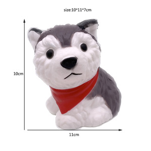 Jouets <span class=keywords><strong>anti</strong></span>-<span class=keywords><strong>stress</strong></span> en mousse PU en forme d'animal <span class=keywords><strong>chien</strong></span> à montée lente avec logo personnalisé, cadeau promotionnel pour enfants, garçons et filles - Product Image 5