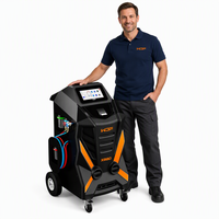 Máquina de Reciclaje y Recarga de Gas Refrigerante 1234yf para Automóviles X-880 / Estación de Servicio de Aire Acondicionado para Automóviles de Combustión y Eléctricos