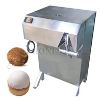 Déchiqueteuse de coque de noix de coco portable à haute efficacité / Machine à coque de noix de coco / Machine à décortiquer la noix de coco automatique