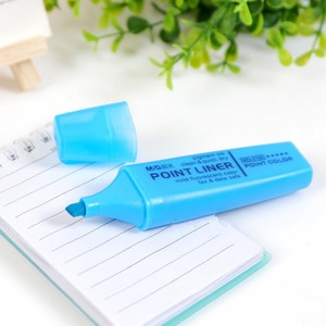 Marcador fluorescente de punta única Morning & Light Point Liner MG2150 para tomar notas de estudiantes - Product Image 1