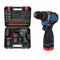 Perceuse à percussion sans fil sans balais 16,8 V avancée, kit combiné d'outils électriques DIY avec batterie au lithium à vitesse variable, 24 pièces, professionnel