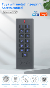 125Khz Đầu đọc thẻ Wiegand không thấm nước mỏng màu đen bàn phím thông minh tuya <span class=keywords><strong>Wifi</strong></span> cửa nhập hệ thống điều khiển truy cập - Product Image 6