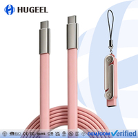 Cable USB C de 240W al por mayor de fábrica, cable de carga rápida tipo C, cable de datos trenzado con PD y E-Marker, OEM personalizado para teléfono, laptop y tablet.