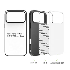 Nouvelle Arrivée Prosub – Coque de Téléphone de Luxe en TPU pour Sublimation Personnalisée, Étui Vierge Antichoc pour iPhone 17 Pro Max Air – Vente en Gros - Product Image 3