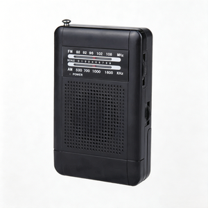 Mini <span class=keywords><strong>Radio</strong></span> <span class=keywords><strong>Analogica</strong></span> Tascabile AM <span class=keywords><strong>FM</strong></span>, Alimentata a Batteria con Antenna Telescopica, Jack per Cuffie da 3,5mm e Clip per Cintura Posteriore per Uso Esterno - Product Image 2