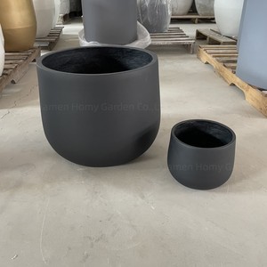 Grande barattolo per <span class=keywords><strong>piante</strong></span> da esterno, casa e giardino vaso di fiori frp urns, su misura in fibra di argilla per esterni vasi da giardino - Product Image 6