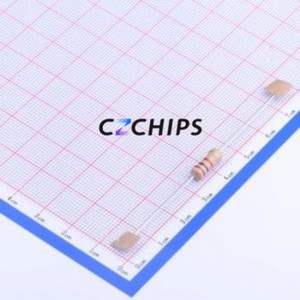 CF1W-2Kohm 5% T ตัวต้านทานผ่านรูผ่านชิ้นส่วนรู (THT) ฟิล์มคาร์บอน D4.5xL11mm 2Kohm 500V - Product Image 1