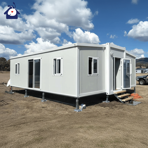 Casa Contenedor Modular Expandible de Acero Resistente a Huracanes de Diseño Moderno de 20 pies y 40 pies de China a Buen Precio - Product Image 1