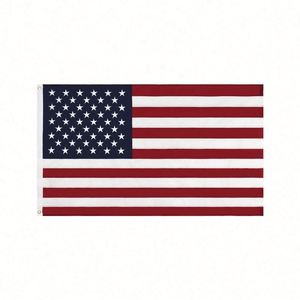 Banderas Nacionales de Alta Calidad con Diseño Bordado de la Bandera de EE. UU., Banderas Americanas en Material Plástico y Nylon - Product Image 3