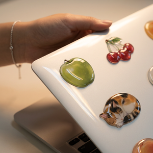 Pegatinas 3D Personalizadas con Efecto Domo de Epoxi, Adhesivos de Cristal Impermeables con Diseño de Gato de Dibujos Animados <span class=keywords><strong>para</strong></span> Decoración de Laptops y Teléfonos, Venta al Por Mayor de Fábrica - Product Image 3