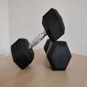 Trung Quốc Nhà sản xuất tập thể dục 20kg25kg dumbbel cao su sắt dumbell bộ cho nhanh điện Đào Tạo - Product Image 5