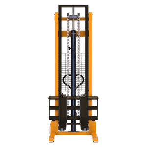 新款玉德叉车2T/3T双门架C型钢手动托盘车二段式高举式托盘车 - Product Image 5