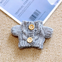 Nouveaux produits 2026 : Pulls à boutons variés pour poupées Moru, vêtements pour poupées Kt à moins d'un dollar, tailles 10cm et 14cm, référence 04