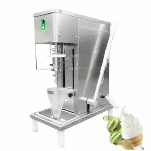 Swirl Fruits Ice Cream Mixing Machine/stir Frozen Yogurt Ice Cream Mixer/ Swirl Real Fruit Ice Cream Blender New Product 2020