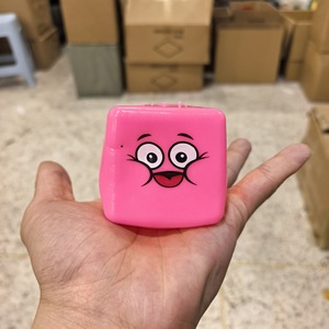Schylling NeeDoh Nice <b>Cube</b> Stress <b>Cube</b> Cartoon Face Squishy Toy Super Solid Slow Rebound Squeeze Sensory Fidget Gift Kids Adults - Product Image 3