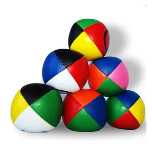 CHL Großhandel Förderung PVC PU Leder Kinder Erwachsenen Logo drucken maßge schneiderte Kick Ball Fußsack Hacky Sack Jonglierball