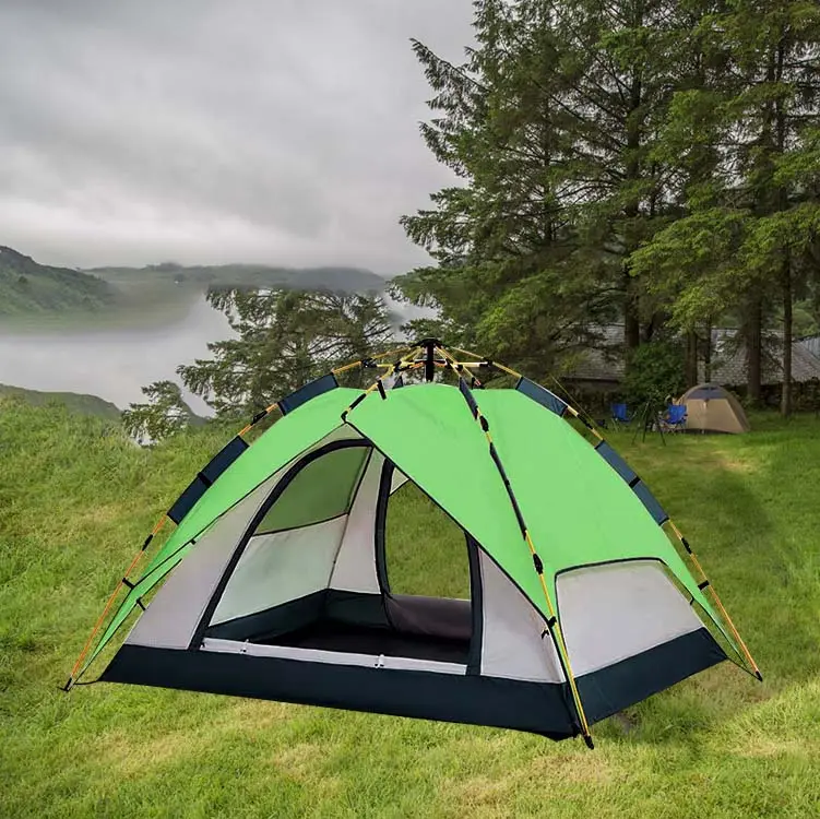 מותאם אישית חיצוני מתנפח אוהל קמפינג עמיד למים בית מלון מדבר גדול יוקרה משפחה Wild חיצוני אוטומטי קמפינג אוהל