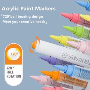 Direct Liquid Acrylic Marker for Children's Drawing-Soft Tip Marking <b>Pen</b> with <b>Multiple</b> <b>Color</b> Schemes - Product Image 2