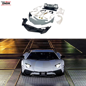 ชุดแต่งรอบคันสไตล์ LB รุ่นใหม่สำหรับ LP700 สีดำคาร์บอนคุณภาพสูง อัพเกรด ชุดแต่งกันชนหน้า/หลัง ซุ้มล้อ สปอยเลอร์-เข้ารูป 100% - Product Image 1