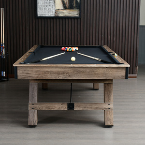 Table de <span class=keywords><strong>billard</strong></span> de 8 pieds pour la maison, nouvelle Table de <span class=keywords><strong>billard</strong></span> <span class=keywords><strong>Vintage</strong></span> Standard américain noir 8-en-1 multifonction - Product Image 5