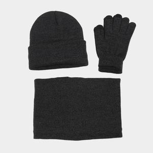 Promotion 3PCS Children's Acrylic Beanie <b>Hat</b> Warmer & <b>Gloves</b> Neck Gaiter <b>Set</b> for Outdoor Sports - Product Image 2